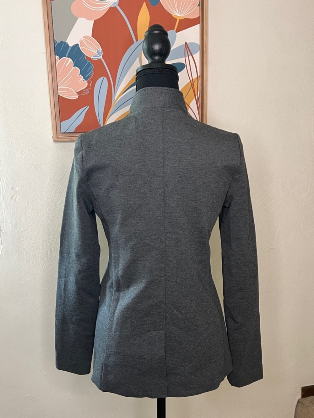 Quince Ultra-Stretch Ponte Stand Collar Blazer Size XS NEW - Picture 3 of 8